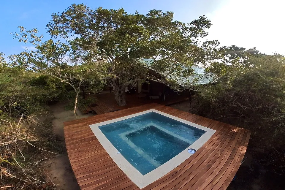 Luxury Tent - Owl private plunge pool